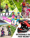 Detachable Full Face Bike helmet 's Sports  Cycling mtb Motorcycle Skateboarding Roller Skating Helmet