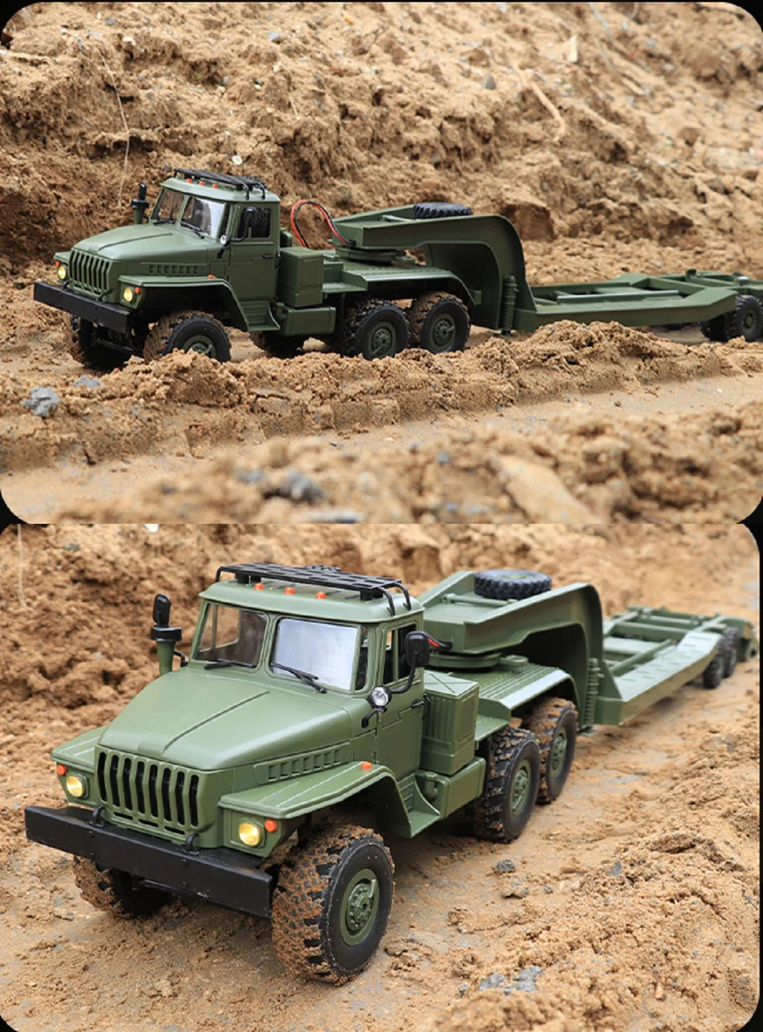 1 to 16 Scale Remote Control Military Transport Truck