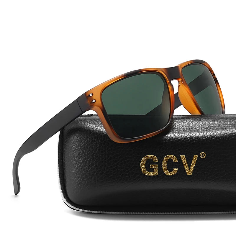 Retro Wrap Photochromic Polarized UV400 Sunglasses for Men Women Casual Fashion Eyewear