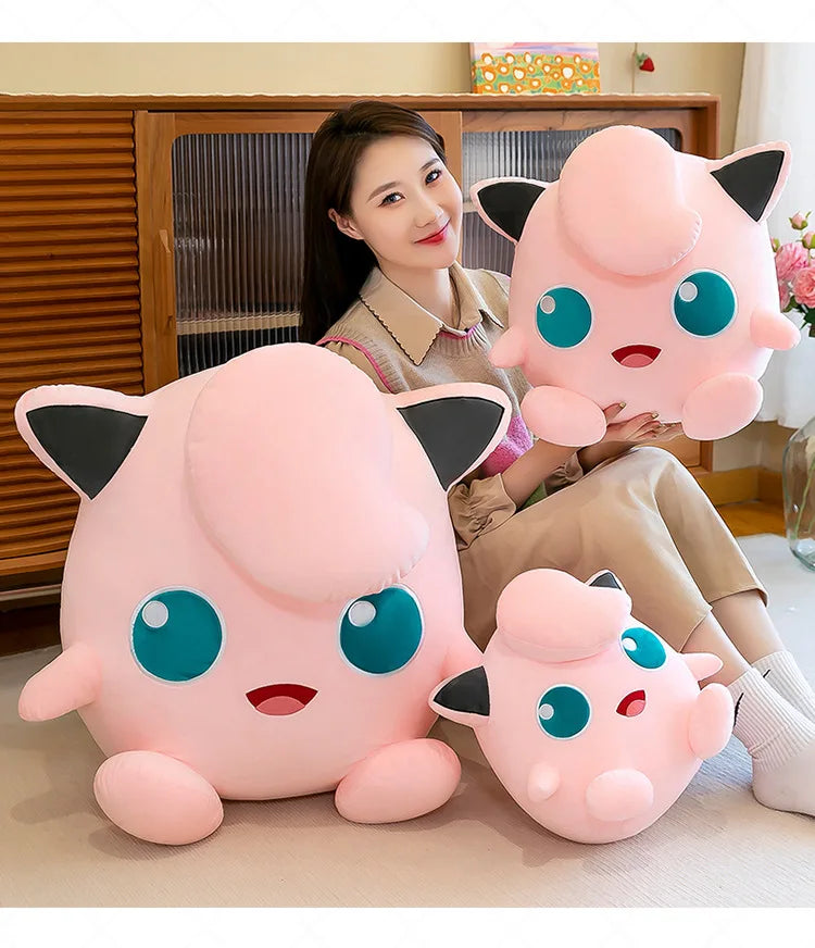 Pink Jigglypuff Plush Stuffed Animal Soft Pillow