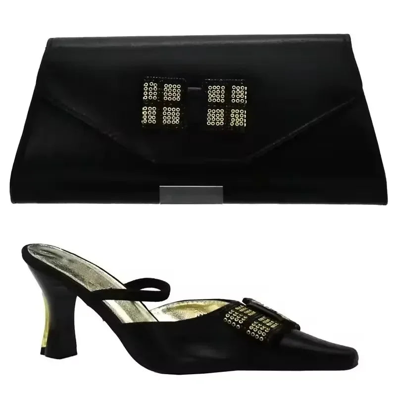 African Matching Shoes and Bags Italian In Women Shoes and Bag Set African Sets 2024 Shoes for Summer Women Party