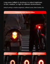 Smart Brake Sensing Bike Taillight IPX6 Waterproof Type-C Synchronized Bicycle Rear Light MTB Road Cycling Tail Light