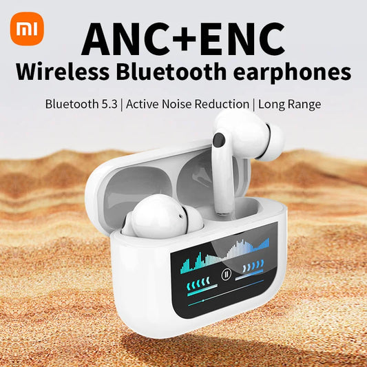 Xiaomi G4 ANC Wireless Earbuds LED Screen Noise Cancelling Bluetooth Headphones Sports earphones With Mic For Android iOS