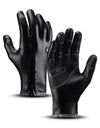Winter Cycling Gloves Black PU Warm Water Windproof Touchscreen Gloves Skiing Snowboard Motorbike Gloves Men
