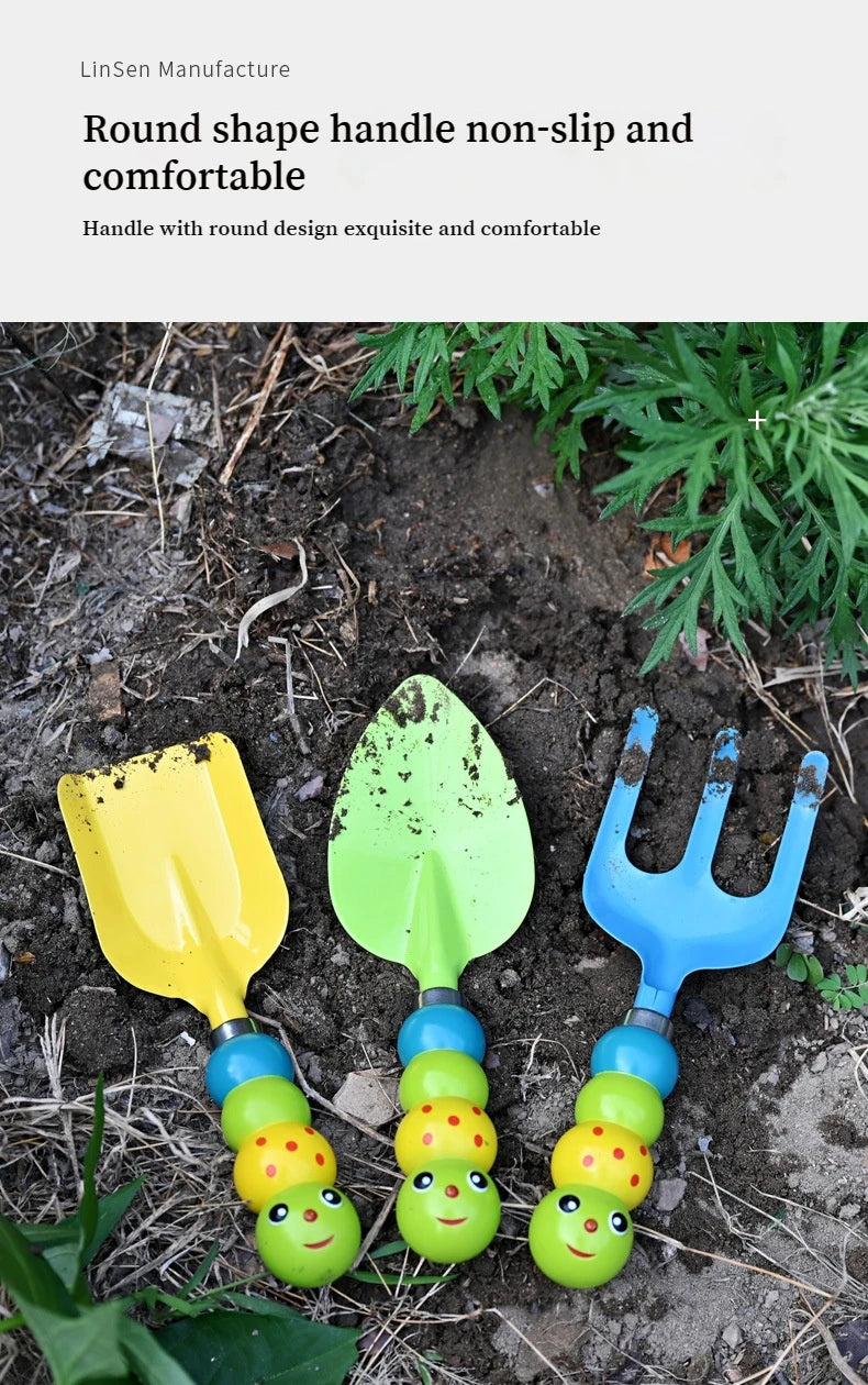 Iron gardening tools, Household Flower Planting Small Iron Shovel Rake Shovel Garden Potted Mini Shovel Garden Tools