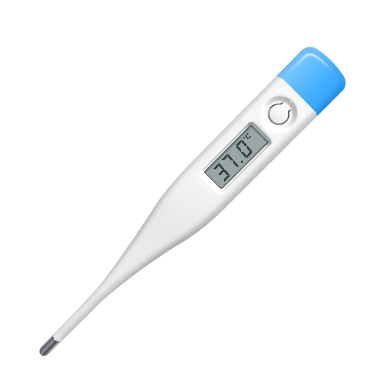 1 PC Digital Thermometer Good Quality Clinical Oral Underarm Rectal Test  Adult Fever Temperature Basal Rigid Tip Termometer
