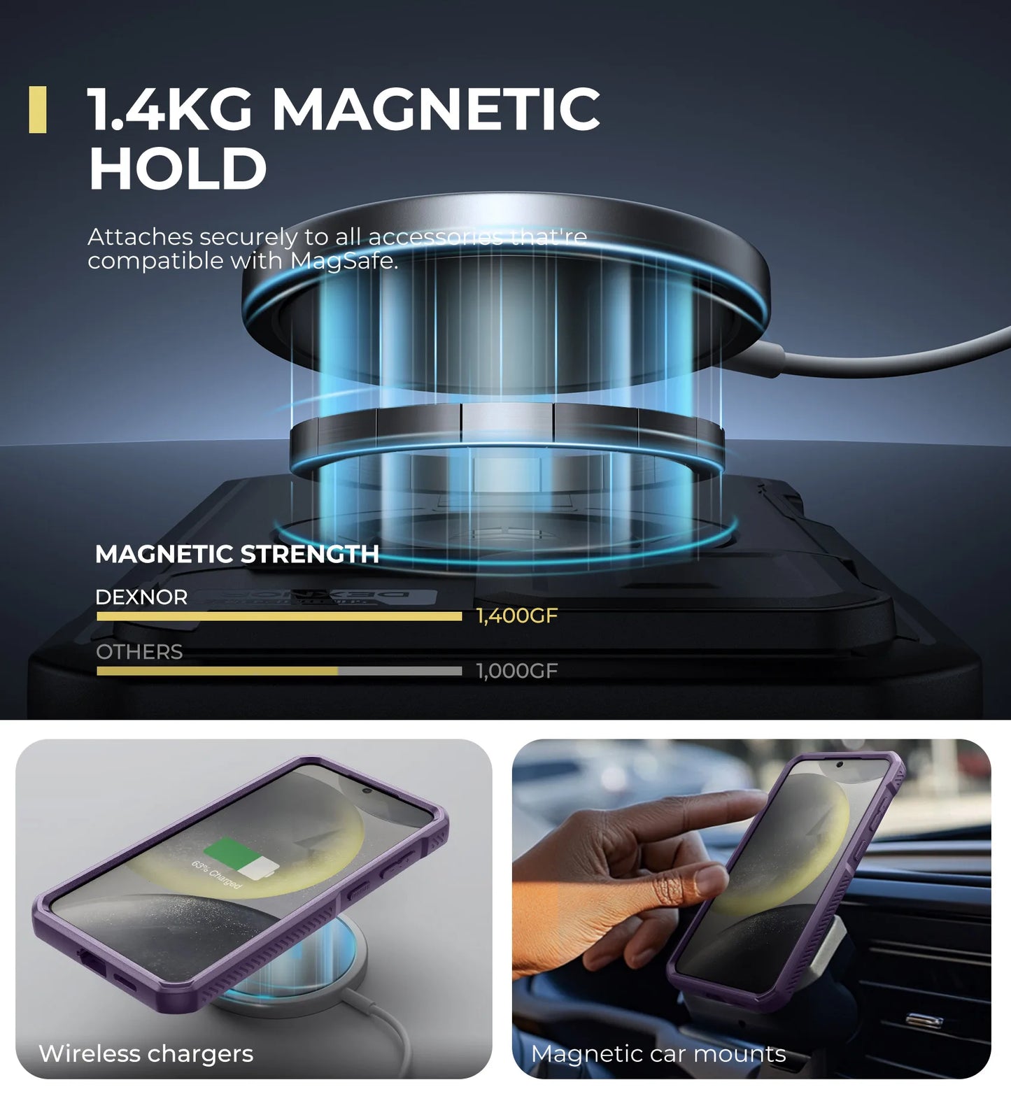 For Samsung Galaxy S25/S25 Plus/S25 Ultra Shockproof Case with Built-in Sliding Camera Cover Built-in Screen Protector Kickstand