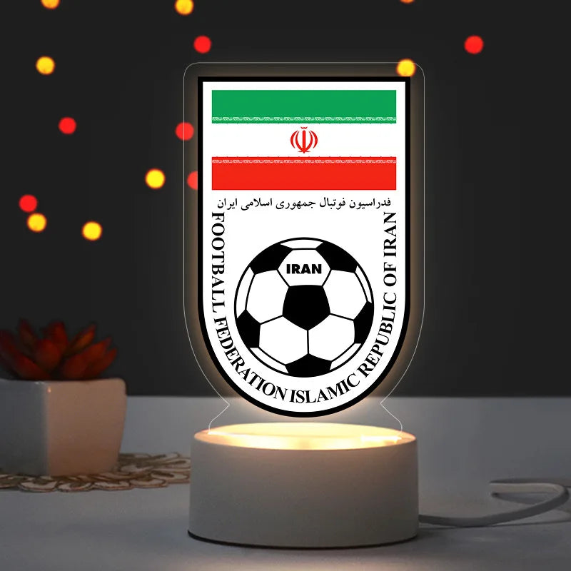 2026 Football Mascot Trophy LED Night Light Desktop Lamp Collectible Decoration