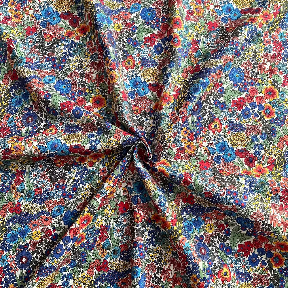 100% cotton Margaret Annie 80S Like liberty tana lawn Poplin printing Sewing fabric Making Dress Clothing Handmade DIY Cloth