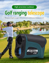 Laser Golf Rangefinder Hunting Telescope with Slope Adjusted Flag-Lock Distance Meter 800-2000m Rangefinder Monoculars