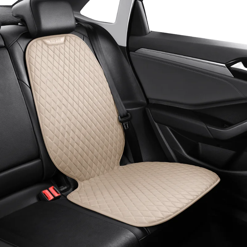 PU Leather Car Seat Protection Mat Car Seat Protector for Child Universal Car Safety Seat Mat Auto Security Rear Seat Covers