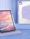 For Tablet iPad Pro 11 Case For Pro 12.9 Air 5 4 10.9 iPad 10th 7/8/9th Generation Mini 6 360° Rotatable Transparent Back Cover