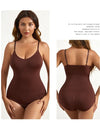 1 Piece Solid Seamless Shaping Shapewear Bodysuit, Tummy Control Butt Lifting Slimmer Body Shaper, Women's Underwear & Shapewear