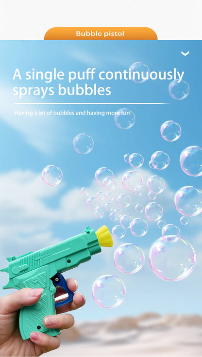 manual portable bubble gun birthday continuous bubble outdoor atmosphere (excluding bubble liquid and battery)