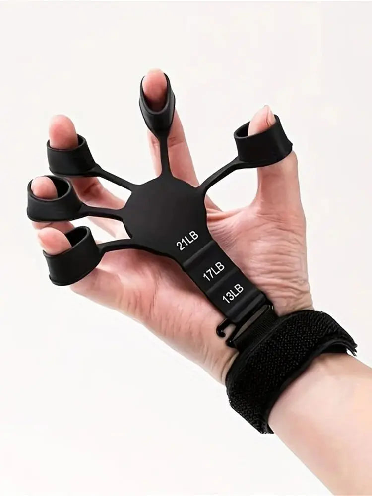 5 Finger Silicone Wrist Puller Stretching Tool Finger Trainer  Aids Hand Training Strength Exercise