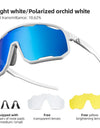 Bicycle Glasses UV400 Photochromic / Polarized Bike Eyewear Sunglasses 3 Lens Outdoor MTB Road Cycling Goggles Glasses