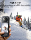 2PCS For Insta360 X3 Curved HD Screen Film Protective Film (Transparent)