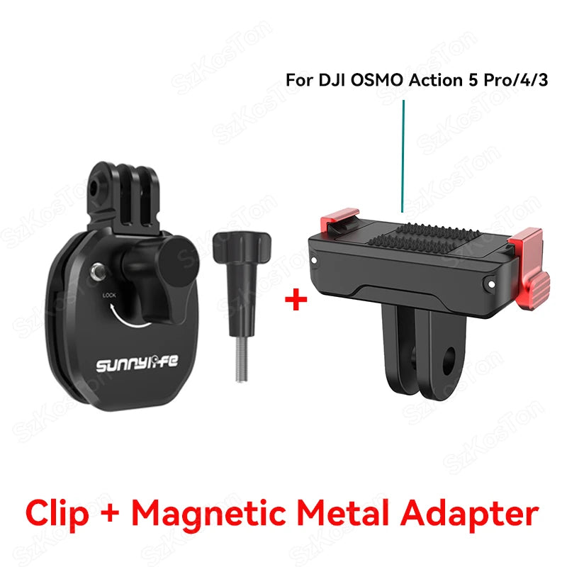 Motorcycle Windshield Clip Mount for Action Cameras and Smartphones