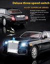 1:18 Rolls Royce Phantom Alloy Diecast Model Car Metal Large Games For Mother Birthday Gifts  Boy Collection Hobby