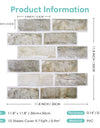 1/10pcs 3D Wall Sticker Self-adhesive Faux Brick Wall Panel Peel and Stick Kitchen Tile Backsplash Bathroom Wall Tile Sticker
