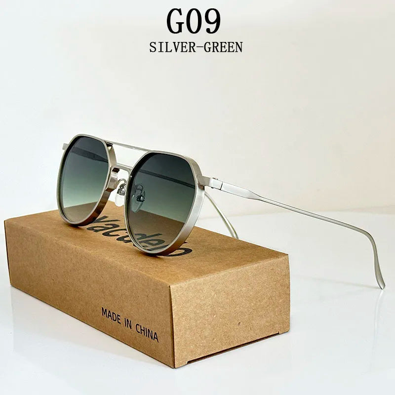 Oval Vintage Sunglasses With UV400 Protection