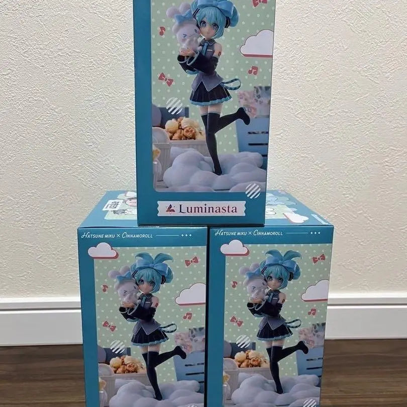 Anime Vocal Girl Figure with Cute Puppy Character PVC Collectible