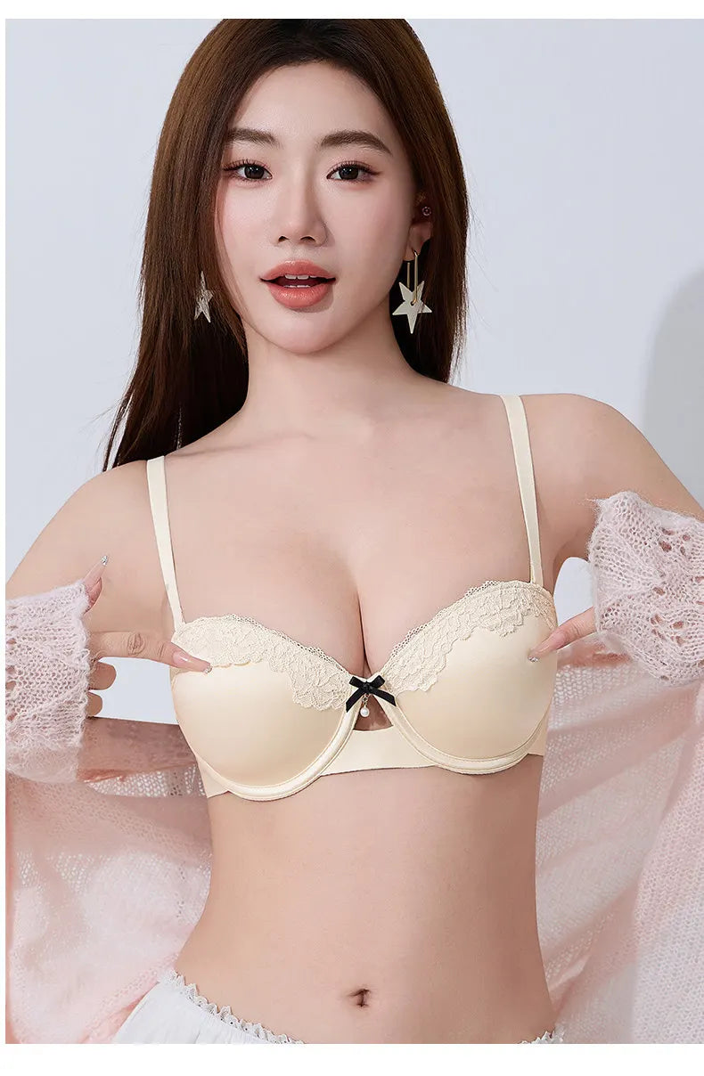 Womens Leopard Print Push Up Underwire Bra