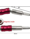 Electric Drill Hexagonal Handle Magnetic Quick Release Head Lengthening Connecting Rod Corner Bend Connecting Rod Lengthening