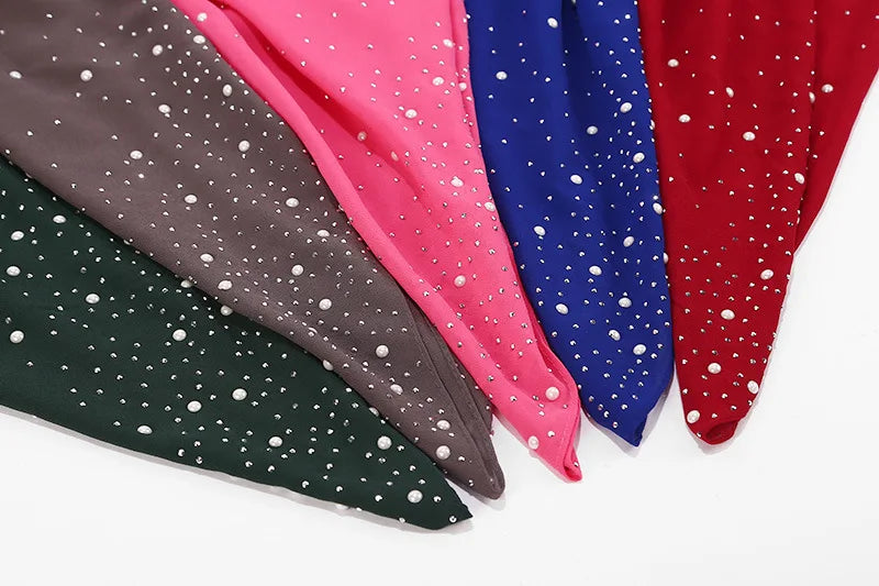 Chiffon Hijabs Scarf Turbans High Quality Chiffon Shawls For Muslim Veil Islamic Malaysian Women Veil Hijabs Scarf Long Shawls