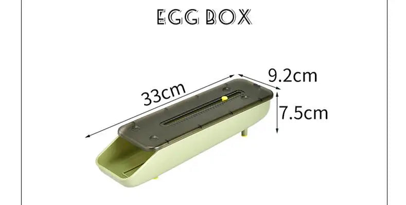 Automatic Rolling Egg Storage Box – Plastic Refrigerator Egg Holder Tray Kitchen Storage Container