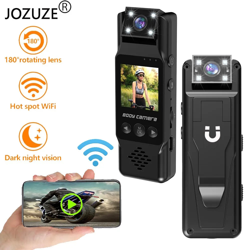 Wifi Mini Camera 1080P Portable Digital Video Recorder Worn Police Small Body Cam Night Vision DV Miniature Camcorder