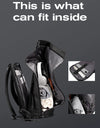 15.6-inch laptop Men's business backpack waterproof multi compartment travel bag Black backpack