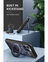 For iPhone 15 Pro Case 6.1“ 2023 UB Pro Mag Full Body Rugged Case with Built-in Screen Protector Kickstand Belt-Clip