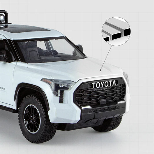 1/22 Tundra Pickup Alloy Car Model Diecast & Toy Metal Off-Road Vehicles Car Model Sound and Light Collection s Toy Gift