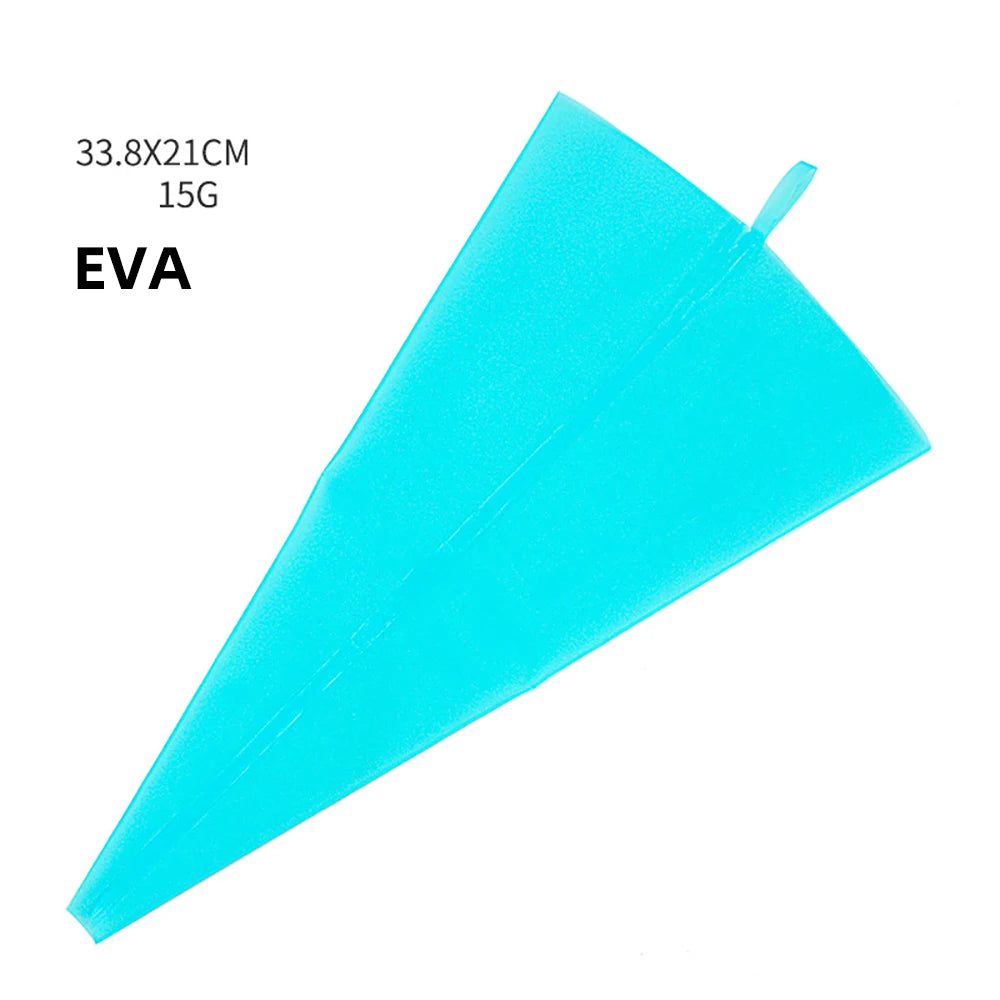 5 Sizes Silicone Icing Piping Cream Pastry Bag Reusable DIY Confectionery Bag Kitchen Accessories Cake Decorating Baking Tools