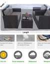 90 Sizes Outdoor Patio Garden Furniture Waterproof Covers Rain Snow Chair covers for Sofa Table Chair Dust Proof Cover