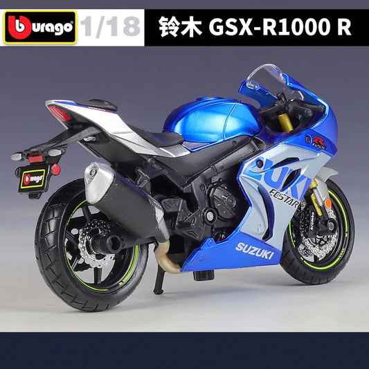 1 18 Scale Suzuki GSX R1000R Diecast Motorcycle Model