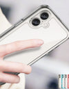 For iPhone 16 Case Luxury Transparent Silicone For iPhone 16 Pro Max 16 Plus Case Phone Protector Cover for iPhone 16 Cover