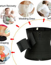 9 Steel Bones Waist Trainer Body Shaper Adjustable Belly Tummy Control Snatch Me Up Wrap Stretch Bands Slim Body Shaper Women