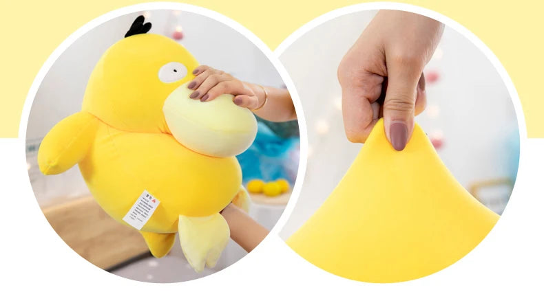 Psyduck Plush Stuffed Animal Lying Down Soft Pillow