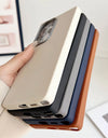 Luxury Leather Pattern For Magsafe Magnetic Phone Case For Samsung S25 Ultra S24 Plus S23 S22 S21 S20 FE Matte Shockproof Cover