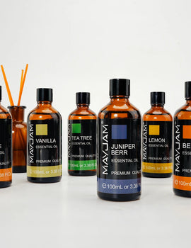 100ML Plant Essential Oils Aromatherapy Cedar Bergamot Lavender Oregano Fragrance for Humidifier Diffuser Making Perfume