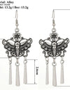 Statement Bohemian Vintage Ethnic Big Round Drop Earring Long Carved Flowers Drop Earrings For Women