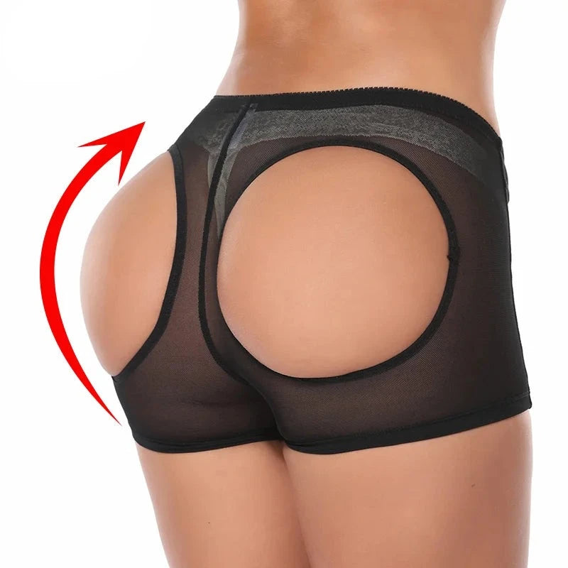 Women Butt Lifter Panties See Through Hip Shaper Shorts Party Tummy Control Slimming Underwear Seamless Binders