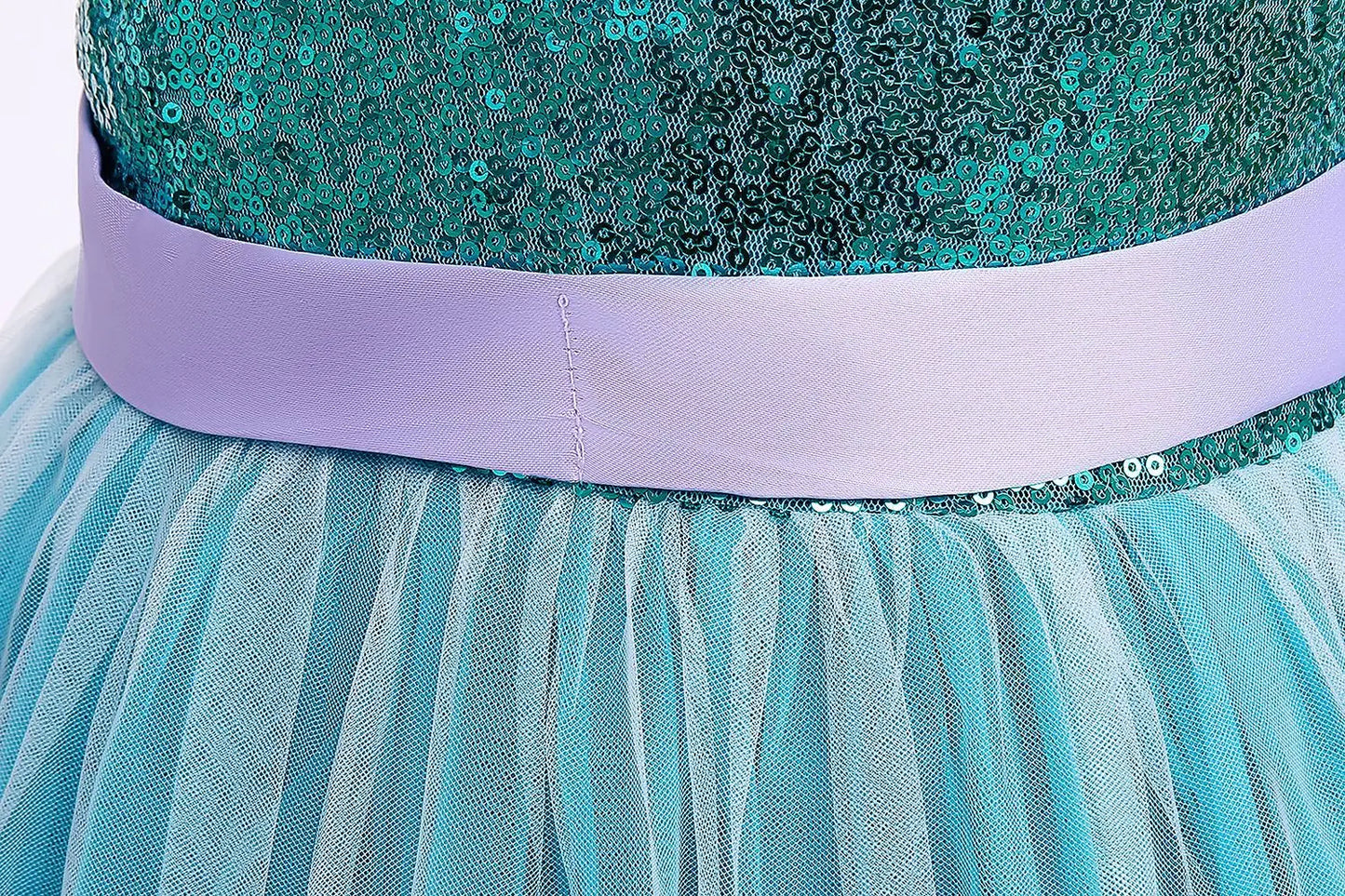 Mermaid Princess Cosplay Dress for Girls Carnival Birthday Party Costume