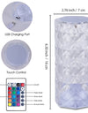 3/16 Colour LED Crystal Table Lamp Rechargeable Touch Rose Romantic Night Lamp