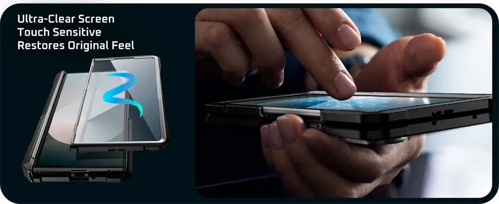 For Samsung Galaxy Z Fold 7 Case UB Grip Anti-Scratch Heavy Duty Rugged  Phone Case with Screen Protector