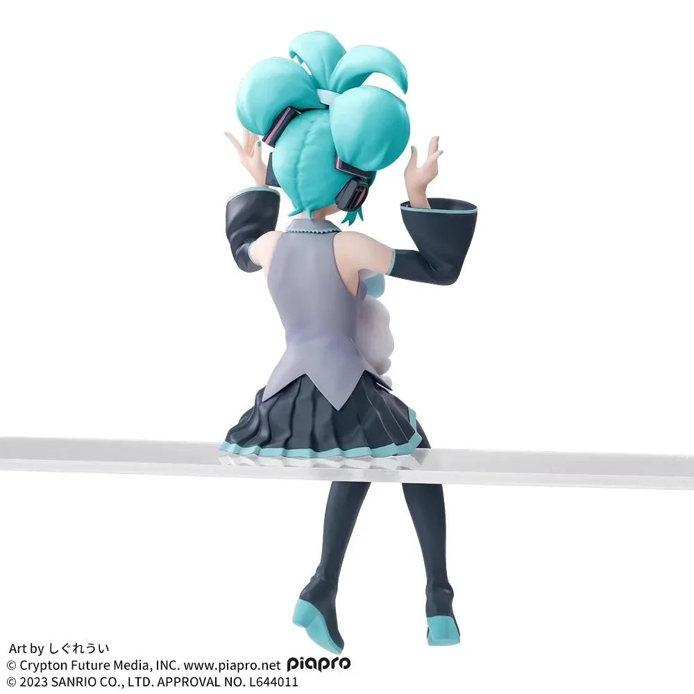 Anime Vocal Girl Figure with Cute Puppy Character PVC Collectible