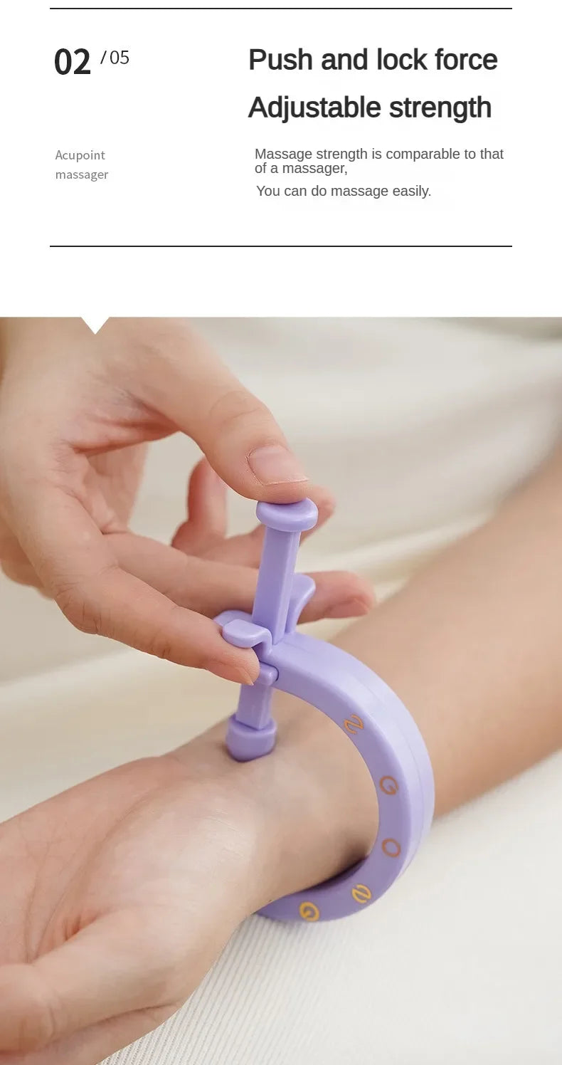 Finger Joint Hand Feet Massager Wearable Acupressure Massager Headache Relief Tension Relief Relieving Head Pain
