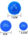 Pet Dog Toys Cat Puppy Sounding Toy Polka Squeaky Tooth Cleaning Ball TPR Training Pet Teeth Chewing Toy Thorn Balls Accessories
